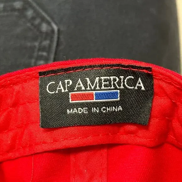 Volunteer Firefighter Red Hat Cap America - Picture 5 of 5